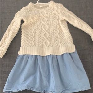 Cable knit sweater dress from baby gap